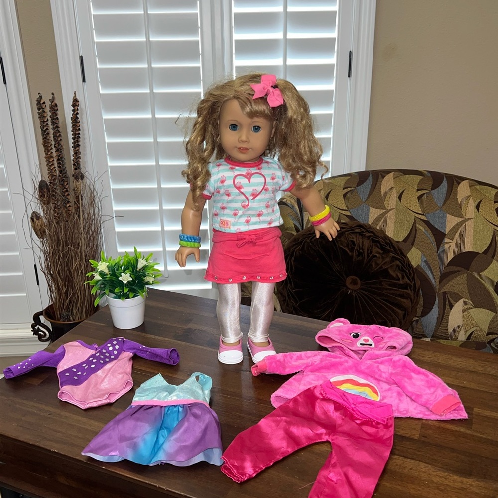 American Girl Courtney Doll 80s, Messy Hair - Picture 14 of 16